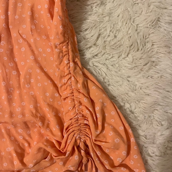 Orange floral dress - Picture 2 of 4